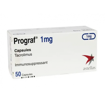 Prograf 1 mg ( Tacrolimus ) 100 capsules